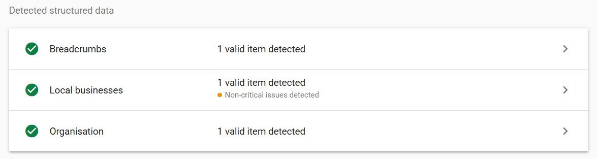 Google Rich Results Test for hr92.com detecting valid Breadcrumbs, LocalBusiness and Organization structured data
